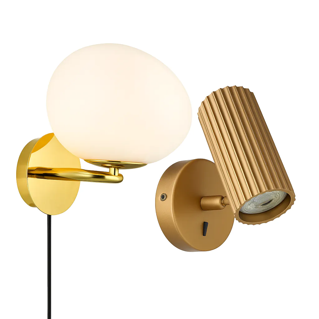 Designer Wandleuchten | Gold