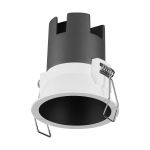 Ledvance Led-Spot Twist Pro Aluminium Schwarz Reflektor 5W 350lm 30D - 830 Warmweiß | 70mm - Ausschnitt 65mm - IP20