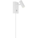Nordlux LED Wandleuchte Omari Weiß 3.2W 320lm 41D - 827 Extra Warmweiß | Dimmbar - Schwenkbar