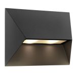 Nordlux Pontio Wandleuchte Aluminium Schwarz | IP54 - Geeignet für 2x GU10