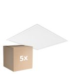 Mehrfachpackung 5x Noxion LED Panel Ecowhite V4.0 28W 3360lm - 830-840-865 CCT | 62x62cm - UGR <19