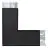 Ledvance Linear IndiviLED Ecke Verbinder Schwarz