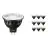Mehrfachpackung 10x Philips Master LED Spot GU5.3 MR16 7.5W 485lm 36D - 927 Extra Warmweiß | Höchste Farbwiedergabe - Dimmbar - Ersatz für 50W