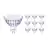 Mehrfachpackung 10x Philips Master Value LED Spot GU5.3 MR16 5.8W 450lm 36D - 927 Extra Warmweiß | Höchste Farbwiedergabe - Dimmbar - Ersatz für 35W