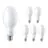 Mehrfachpackung 6x Philips TrueForce Core LED E27 HPL/SON Matt 18W 3000lm 300D - 840 Kaltweiß | Ersatz für 80W