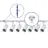 Komplettset 1-Phasen Rail 3 Meter Weiß | incl. 7x Spot + GU10 2700K 3W Dimmbar + Abschlusskappe, Stromanschluss und I-Verbinder