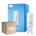 Mehrfachpackung 10x Philips CorePro LED Capsule G9 Matt 2.7W 300lm - 827 Extra Warmweiß | Dimmbar - Ersatz Für 25W