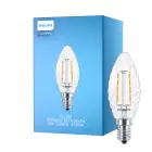 Philips Corepro LED Kerze E14 Gedreht Kerze Fadenlampe Klar 2W 250lm - 827 Extra Warmweiß | Ersatz für 25W