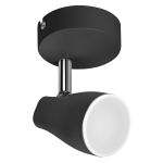 Ledvance LED Decor Spot Plastique Noir 4W 210lm - 827 Blanc Très Chaud | Dimmable