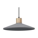 Ledvance Decor Béton/Acier/Bois Suspension Luminaire 320 Foncé Gris | Convient pour E27