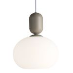 Nordlux Notti 20 Suspension Luminaire Verre Gris | Convient pour 1x E27