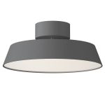 DFTP by Nordlux LED Suspension Luminaire Kaito Métal Gris 10.5W 1100lm - 830 Blanc Chaud | Dimmable