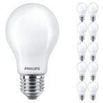 Lot 10x Philips Corepro LED Ampoule E27 Poire Dépolie 7W 806lm - 830 Blanc Chaud | Équivalent 60W