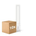 Lot 10x Philips Corepro PL-L LED 8W 960lm - 830 Blanc Chaud | 4-Pins - Équivalent 18W