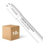 Lot 10x Noxion Tube LED T8 Avant (EM/Direct 230V) Standard Output 15W 1800lm - 840 Blanc Froid | 120cm - Équivalent 36W