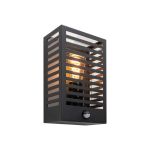 Eglo Applique Murale Alamonte 3 Extérieur Acier Noir | Convient pour E27