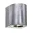 Nordlux Canto 2 Applique Murale Acier Argent Up & Down 10.6 W 500lm - 830 Blanc Chaud