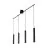 Nordlux Vico Suspension Luminaire Métal Noir | Convient pour 4x GU10