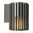 Nordlux Aludra Applique Murale Seaside Anthracite | Convient pour E27