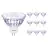 Lot 10x Philips Master Value LED Spot GU5.3 MR16 7.5W 621lm 36D - 927 Blanc Très Chaud | Meilleur rendu des couleurs - Dimmable - Équivalent 50W