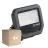 Lot 4x Ledvance Projecteur LED Aluminium Noir 8W 1200lm 100D - 840 Blanc Froid | IP66 - Symétrique