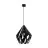 Eglo Suspension Luminaire Carlton 5 Acier Noir | IP20 - Convient pour 1x E27 