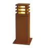 SLV Carré 40 Lampadaires Salon Acier Rouille | Extérieur - IP55 - Convient pour 1x E27 
