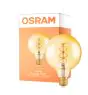 Osram Vintage 1906 LED E27 Globe Filament Goud 125mm 4W 300lm - 820 Zeer Warm Wit | Dimbaar - Vervangt 28W
