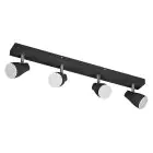 Ledvance LED Decor Spot Plastique Noir 17W 840lm - 827 Blanc Très Chaud | Dimmable