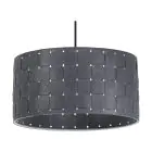 Ledvance Decor Felt Weaving Suspension Luminaire 380 Foncé Gris | Convient pour E27