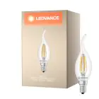 Ledvance Classic LED E14 Bougie Filament Claire 3.4W 470lm - 827 Blanc Très Chaud | Équivalent 40W