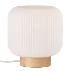 Nordlux Lampe De Chevet Milford Verre Brun | Convient pour 1x E27