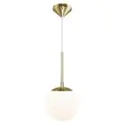 Nordlux Grant Suspension Luminaire Verre Dorée | Convient pour E14