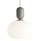 Nordlux Notti 20 Suspension Luminaire Verre Gris | Convient pour 1x E27