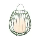Nordlux Lampe De Chevet Jim To-Go Portable Batterie Métal Vert 3W 300lm - 827 Blanc Très Chaud | 3 Niveaux De Gradation Dimmable 