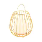 Nordlux Lampe De Chevet Jim To-Go Portable Batterie Métal Orange 3W 300lm - 827 Blanc Très Chaud | 3 Niveaux De Gradation Dimmable 