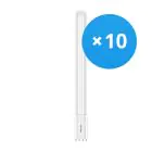 Lot 10x Philips Corepro PL-L LED 16.5W 2100lm - 865 Lumière Du Jour | 4-Pins - Équivalent 36W