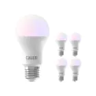 Lot 5x Calex Smart Tuya Wifi E27 Poire 8.5W 806lm - 822-840 Variable Blanc | RGBW - Dimmable - Équivalent 60W