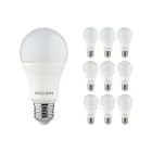 Lot 10x Noxion Lucent Classic LED E27 Poire Dépolie 11W 1055lm - 827 Blanc Très Chaud | Dimmable - Équivalent 75W