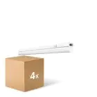 Lot 4x Ledvance Réglette LED Linear Compact Commutateur 8W 800lm - 830 Blanc Chaud | 60cm