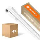 Lot 4x Ledvance Réglette LED Linear Compact High Output 20W 2000lm - 830 Blanc Chaud | 120cm