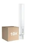 Lot 10x Philips CorePro PL-S LED 5W - 840 Blanc Froid | 2-Pins - Équivalent 11W