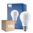 Lot 10x Philips Classic LED Ampoule E27 Poire Dépolie 4.5W 470lm - 827 Blanc Très Chaud | Équivalent 40W