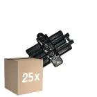 Lot 25x Noxion GST - Compatible T - Connecteur - 1 Mâle + 2 Femelle - 3 pole 1,5mm2