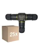 Lot 25x Noxion Étanche Quick T Connecteur  - 3 pole