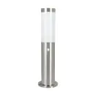 Eglo Lampadaire extérieur Helsinki Acier Inoxydable | IP44 - Convient pour 1x E27 - Détecteur De Mouvement